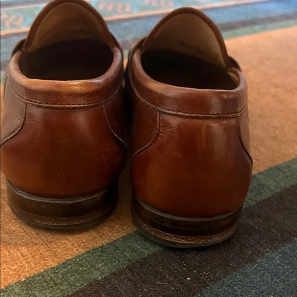 Allen Edmonds Cameron Classic Brown Leather Loafers - Picture 2 of 6